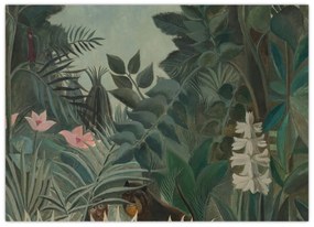 Kép - Henri Rousseau, The Equatorial Jungle, reprodukciók (70x50 cm)