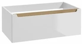 Fürdőszobaszekrény Naturel Stilla 80x30x45 cm fehér STILLAB08001