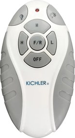 Kichler Sola KLF-SOLA-34-WHT Ventilátor 1x10W/LED 3000K 1116 lm IP23
