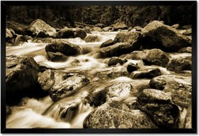 Poszterek keretben 60x40 Tátra Lengyel hegyek Kilátás