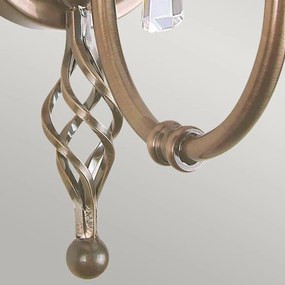Elstead Lighting AEGEAN AG1-AGED-BRASS Fali lámpa 1x60W/E14