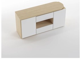 Íróasztal tölgyfa dekoros asztallappal 48x159 cm Tango – TemaHome