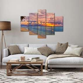 Kép - Naplemente a tengerparton (150x105 cm)