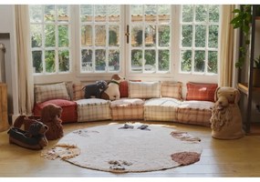 Pamut gyerek párna 40x25 cm Mapple Red – Lorena Canals