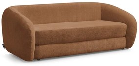 Téglavörös zsenília kinyitható kanapé 228 cm Neyo – Bobochic Paris