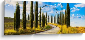 Kép - Táj (órával) (90x30 cm)