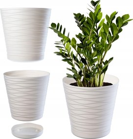 Virágtartó 17 cm Fedő Virágtartó Állvánnyal Műanyag