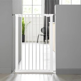 DogSpace Bonie extra magas kutyarács 105 cm, fém, fehér