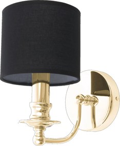 Cosmolight glamour modern fali lámpa abu dhabi fekete arany cosw01940au-bk