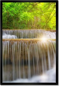 Poszterek keretben 40x60 Ázsiai tájkép Vízesés