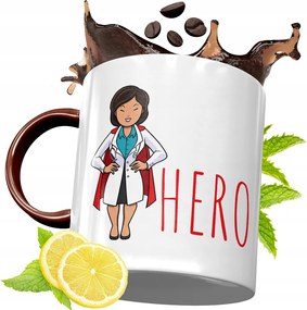 Bordó Bögre Doktornak Születésnapra Ajándék fényképes nyomattal