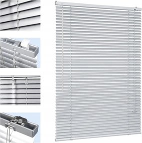 Ezüst Színű Alumínium Sötétítő Roló 80 x 160 cm