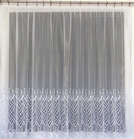 Mg Függöny jacquard 628/56 Fehér 340X160cm Kész G Szalaggal