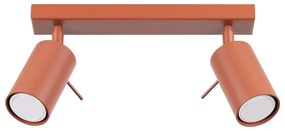 Téglavörös spotlámpa 6x30 cm Etna – Sollux