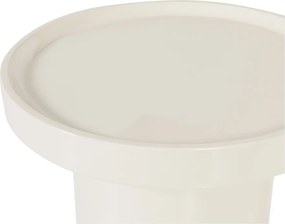 Fényes kerek tárolóasztal ø 40 cm Veluna – WOOOD