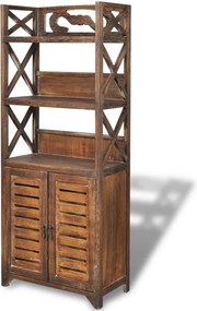 vidaXL Albuquerque barna fa fürdőszoba szekrény 46 x 24 x 117,5 cm