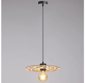 Csillár zsinóron FALCO 1xE27/60W/230V átm. 30 cm bézs