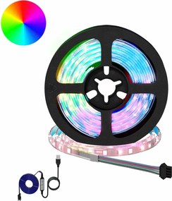 vidaXL LED szalag 2 pcs Fekete és Átlátszó 950 mm Réz és műanyag