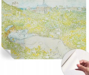 Öntapadós tapéta Fali furnér 3D hatás Tavaszi pihenés 208x146 cm