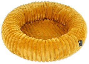 Mustársárga fekhely kutyáknak ø 70 cm Dog Fantasy Stripe – Plaček Pet Products