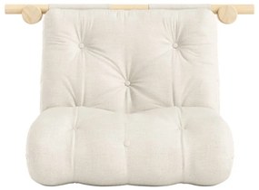 Natúr színű len fotel Hooked – Karup Design