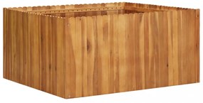 tömör akácfa kerti magaságyás 100 x 100 x 50 cm