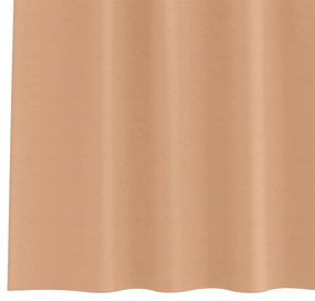 Függönyök függönyökkel 2 pcs Világosbarna 140x140cm Poliészter