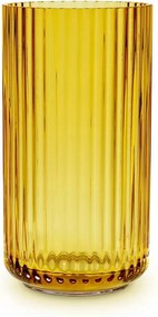 Lyngby Porcelain Lyngby Üvegváza 15 cm Amber Borostyánszínű
