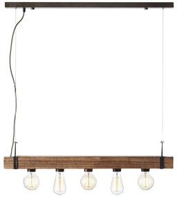 Brilliant WOODHILL 93725/76 Függőlámpa 5x30W/E27 IP20