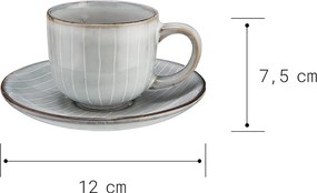 HENLEY espresso csésze, csészealjjal 90ml