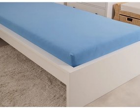 4Home Ideál jersey lepedő égszínkék, 90 x 200 cm, 90 x 200 cm