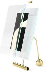 Aranyszínű üveg álló képkeret 16x20 cm Flute – Umbra