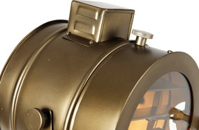 Okos bronz állólámpa fa háromlábú állvánnyal, WiFi A60-as izzóval - Radient