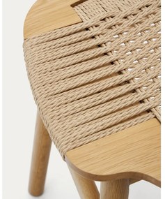 Natúr színű ülőke Enit – Kave Home