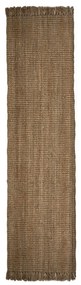 Natúr színű kézi szövésű juta futószőnyeg 60x150 cm Jute Boucle – Flair Rugs