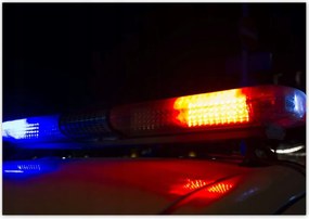 Poszterek 100x70 Rendőrségi éjszakai fények