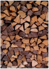 Poszterek 70x100 Kandalló fa