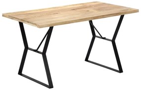 Tömör mangófa étkezőasztal 140 x 80 x 76 cm