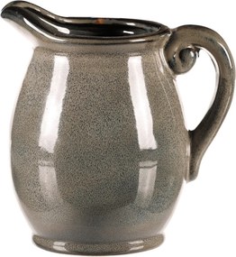 Kerámia váza kancsó formájú, kicsi, szürke