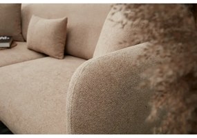 Bézs sarokkanapé (bal oldali-heverő résszel) Simena – Balcab Home