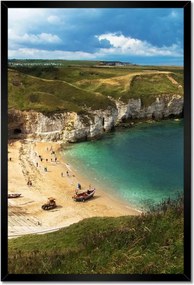 Poszterek keretben 40x60 Gyönyörű öböl és szikla