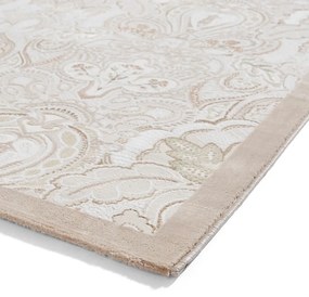 Krémszínű szőnyeg 120x170 cm Damask Bronze – Think Rugs