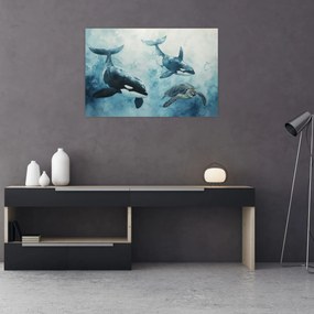 Kép - Víz alatti festmény (90x60 cm)