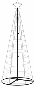 színes LED karácsonyfa 200 LED 182 cm
