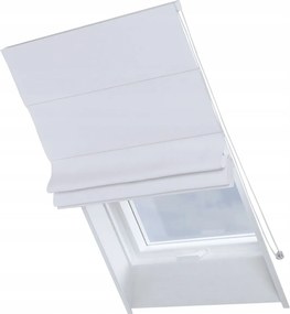 Kész redőny Rimini tetőtéri ablakra 50x60cm fehér