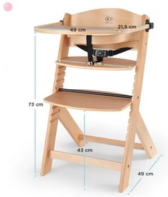 KINDERKRAFT - Baba etetőszék ENOCK fehér