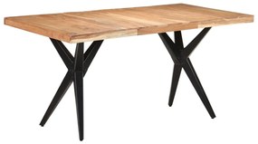 Tömör akácfa étkezőasztal 160 x 80 x 76 cm