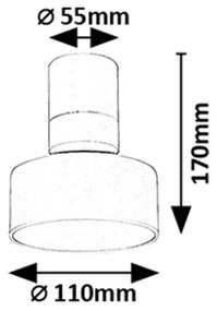Rabalux 71326 - LED mennyezeti lámpatest OVIDIA LED/10W/230V 3000K fehér
