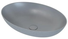 BATH DELUXE 06-060-19-23-00 - OLSBORG ráültethető mosdó 60x40,5 cm, beton/szürke