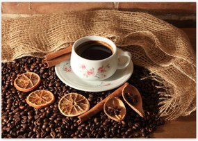Poszterek 100x70 Kávé és szárított narancs